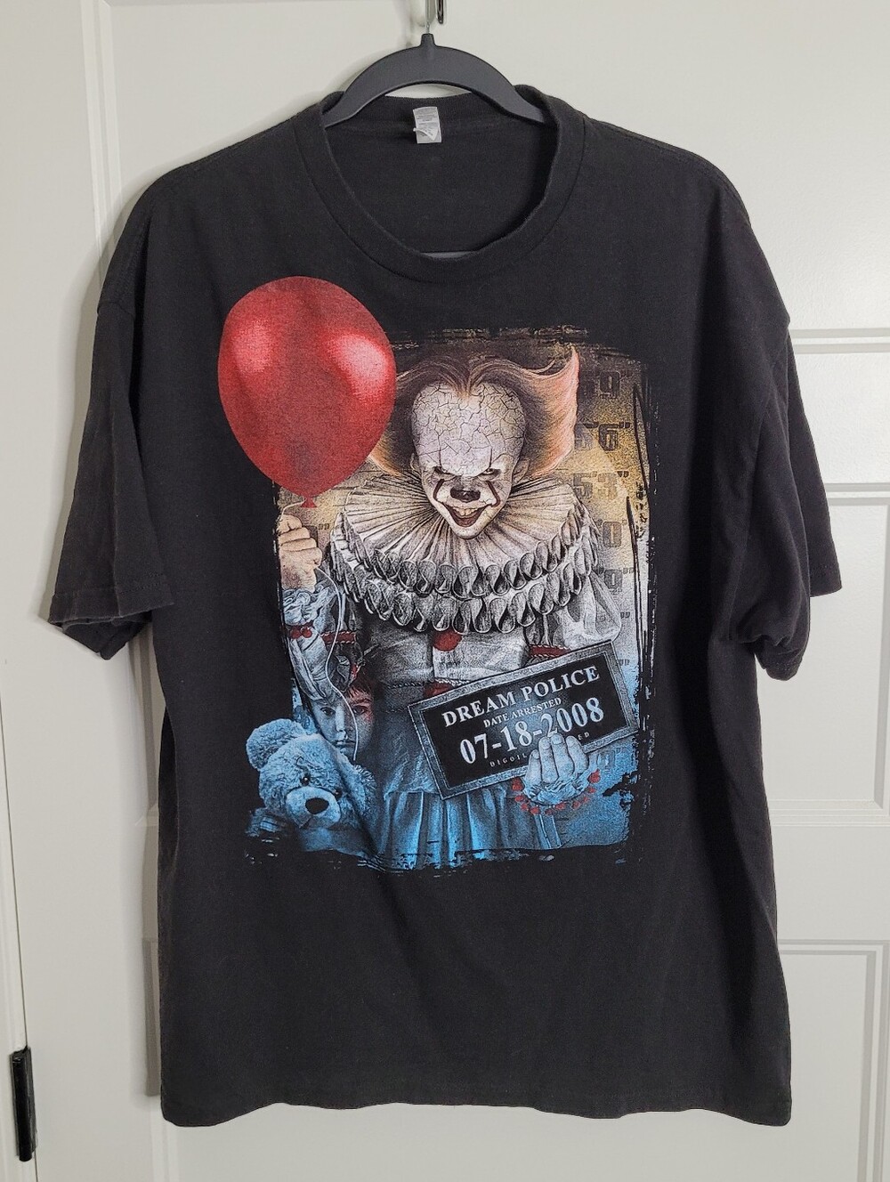 Alstyle Apparel Pennywise the Clown Dream Police Size XL